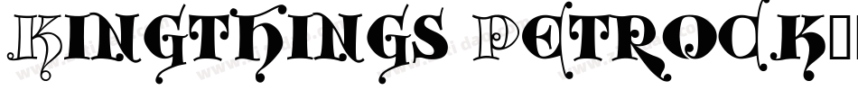 Kingthings Petrock字体转换